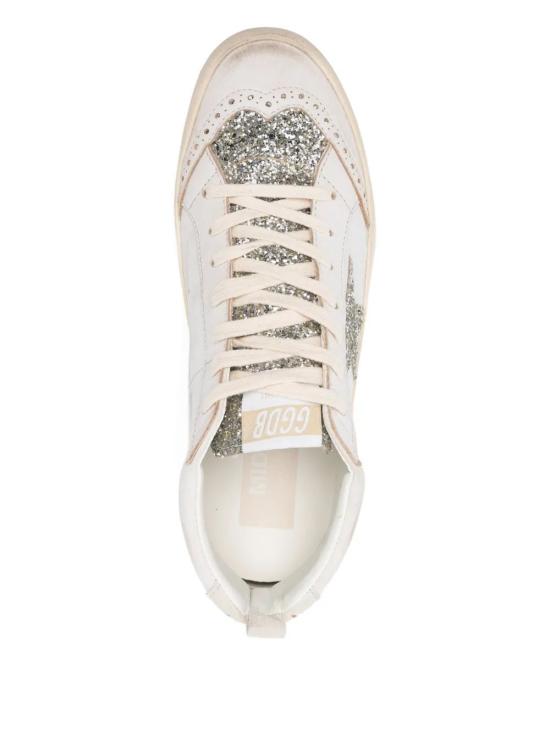 골든구스 미드 스타 스니커즈 GWF00122F00809815647 Ivory - GOLDEN GOOSE