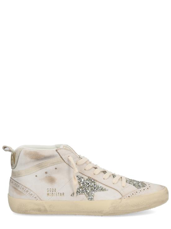 골든구스 미드 스타 스니커즈 GWF00122F00809815647 Ivory - GOLDEN GOOSE