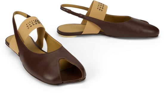 26SS MM6 메종마르지엘라 아나토믹 뉴메릭 슬링백 S59WP0212P3628T2259 Burgundy - MM6 MAISON MARGIELA