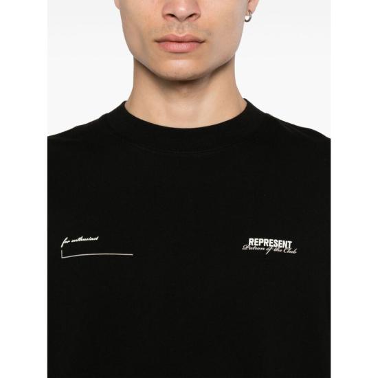  리프레젠트 반팔 티셔츠 MLM4274 001 BLACK DOM - REPRESENT