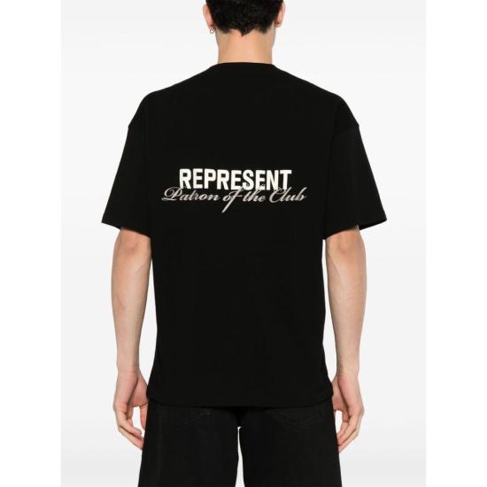  리프레젠트 반팔 티셔츠 MLM4274 001 BLACK DOM - REPRESENT