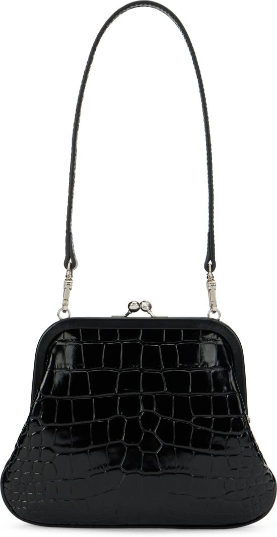 26SS 비비안웨스트우드 클라스프 클로저 비비안 숄더백 4B01001BWL0098N401 black - VIVIENNE WESTWOOD