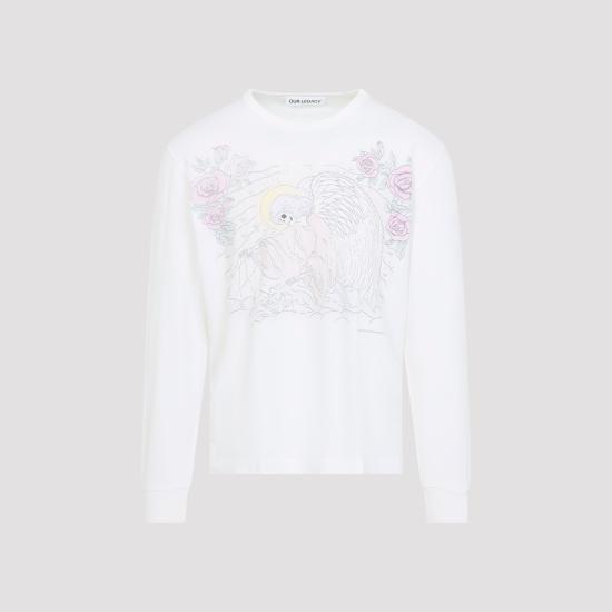 26SS 아워레가시 크루즈 롱슬리브 폴른 엔젤 프린트 M2266CFP FAREWELL WHITE - OUR LEGACY