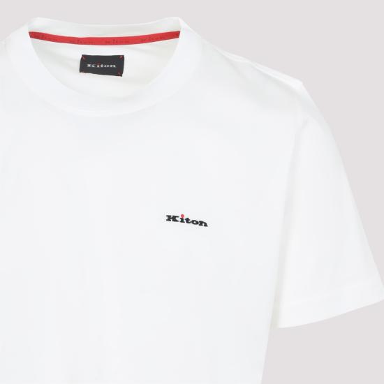 26SS 키톤 반팔 티셔츠 UMK1274A0240006 BIANCO WHITE - KITON