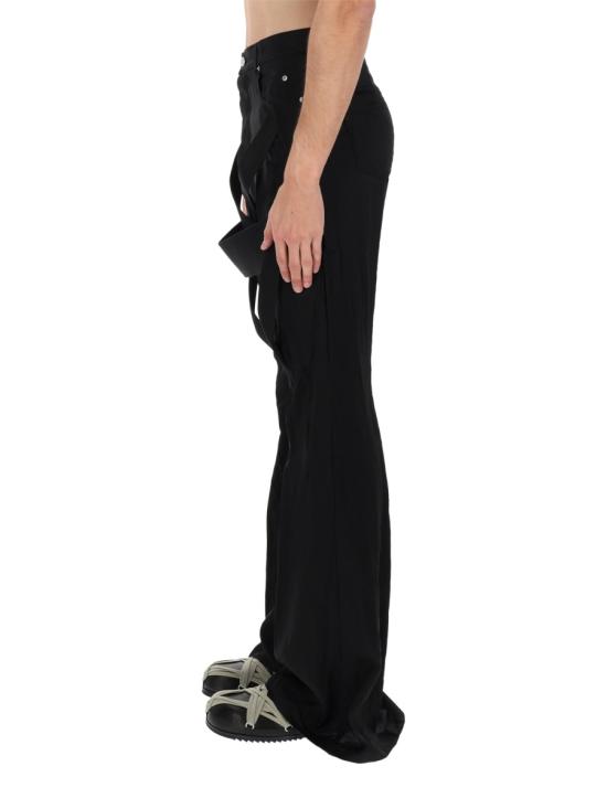 26SS 릭 오웬스 스트레이트 팬츠 RR01F2311 KER409 BLACK - RICK OWENS