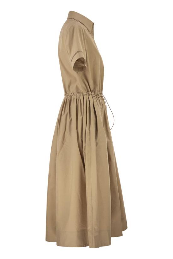 26SS 파비아나 필리피 미디 원피스 ABD276F642L582 0157 BEIGE - FABIANA FILIPPI