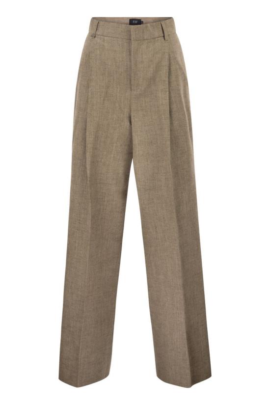 26SS 페이 스트레이트 팬츠 NTW80524940ZDTC400 BEIGE