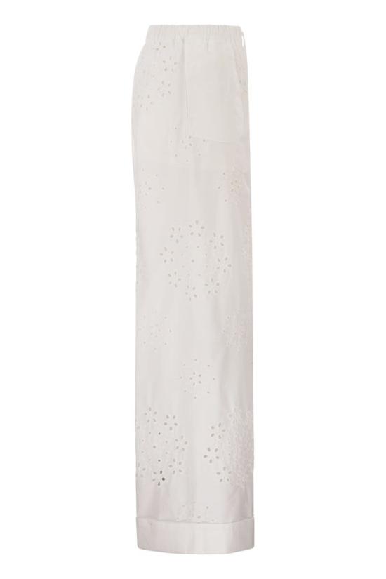 26SS 에르노 스트레이트 팬츠 PT000221D13322RIC 1000 WHITE - HERNO