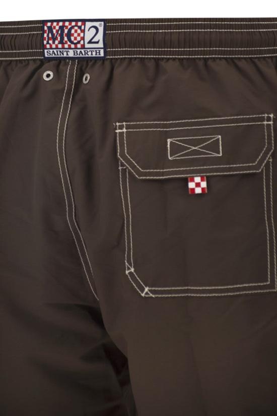 26SS 세인트바쓰 스윔팬츠 PATM001 00085L DARK BROWN - MC2 SAINT BARTH