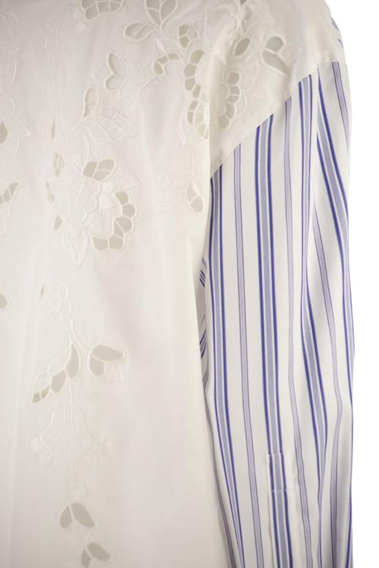 26SS 위켄드막스마라 셔츠 2615111012600 050 WHITE BLUE - WEEKEND MAX MARA