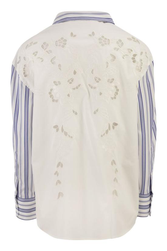 26SS 위켄드막스마라 셔츠 2615111012600 050 WHITE BLUE - WEEKEND MAX MARA