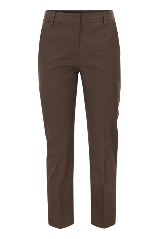 26SS 위켄드막스마라 스트레이트 팬츠 2615131082600 031 CHOCOLATE