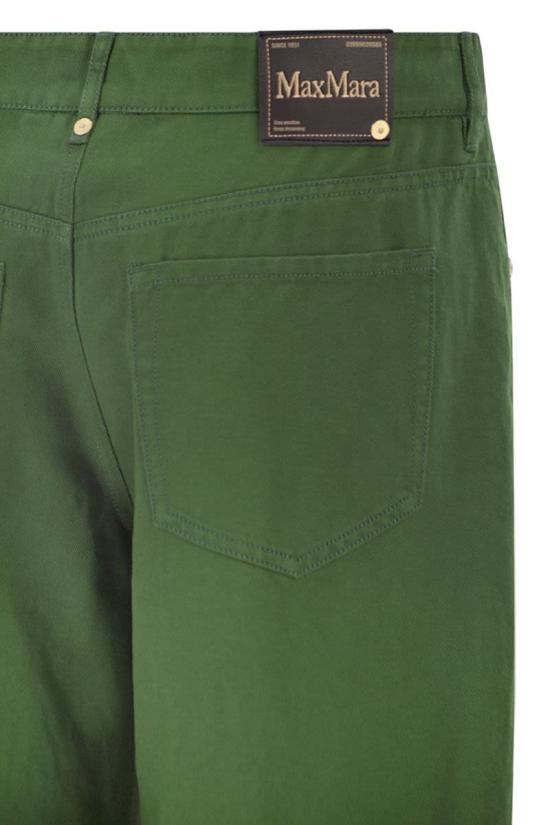 26SS 에스막스마라 스트레이트 팬츠 2619131083600 003 GREEN - 'S MAX MARA