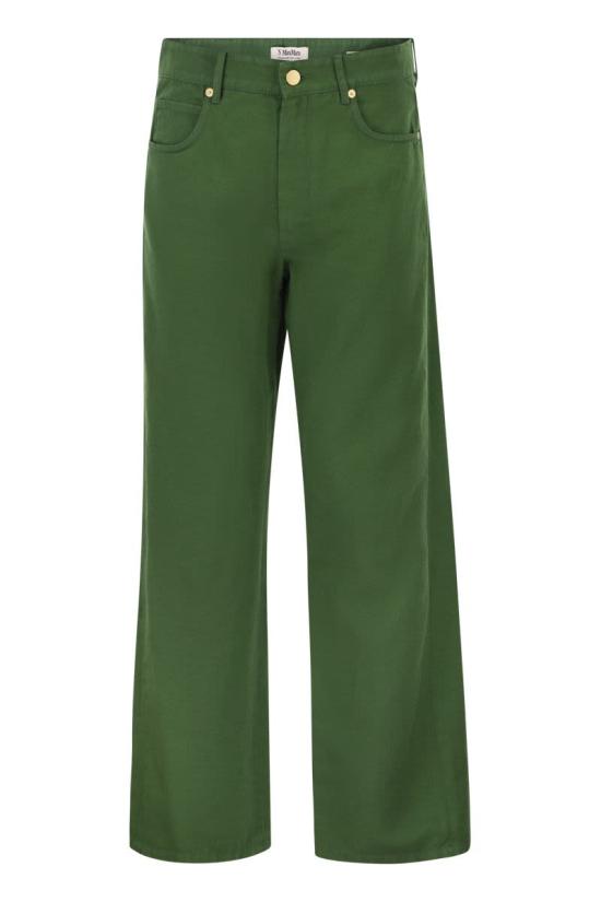 26SS 에스막스마라 스트레이트 팬츠 2619131083600 003 GREEN