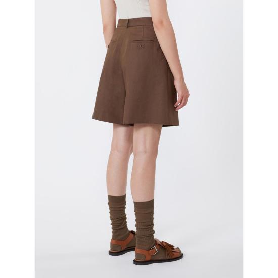 26SS 위켄드막스마라 스트레이트 팬츠 2615141022600 013 CHOCOLATE - WEEKEND MAX MARA