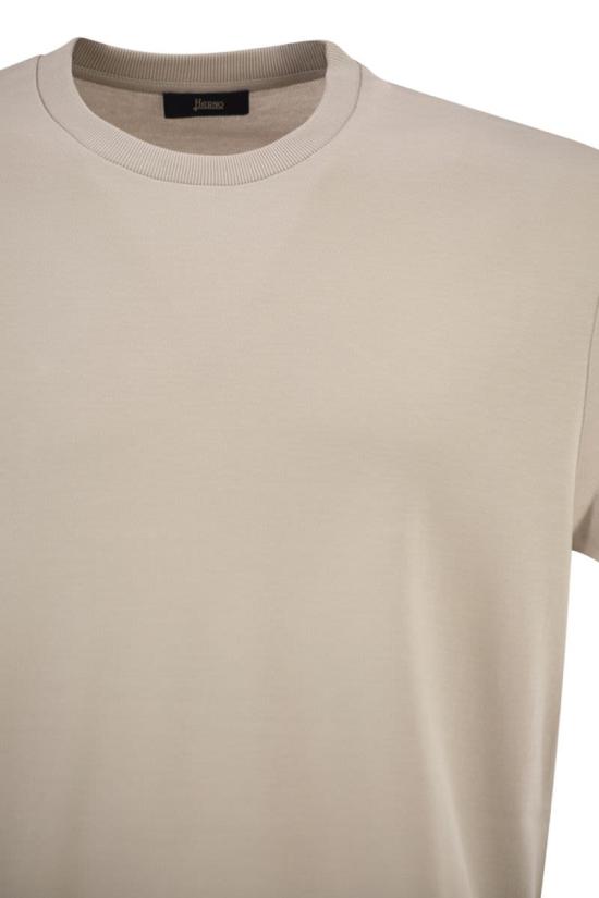 26SS 에르노 반팔 티셔츠 JG000206U52059 9403 LIGHT BEIGE - HERNO