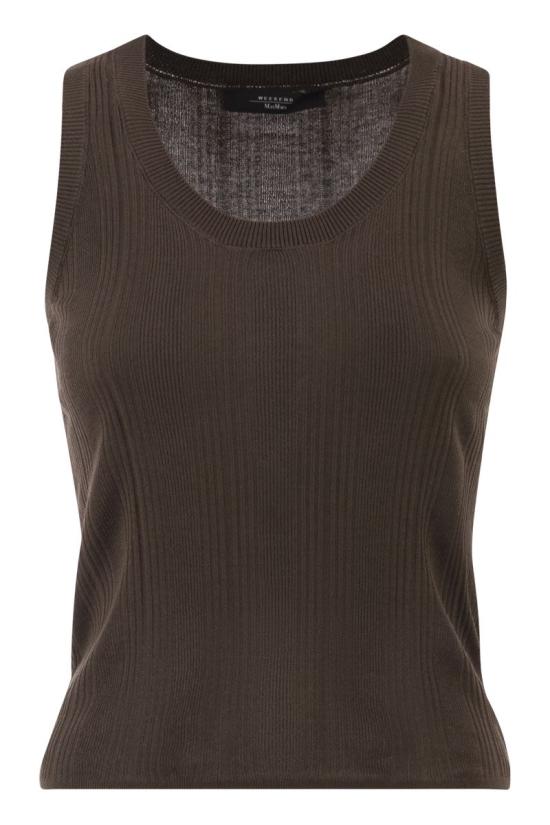 26SS 위켄드막스마라 반팔 티셔츠 2615361012600 009 CHOCOLATE