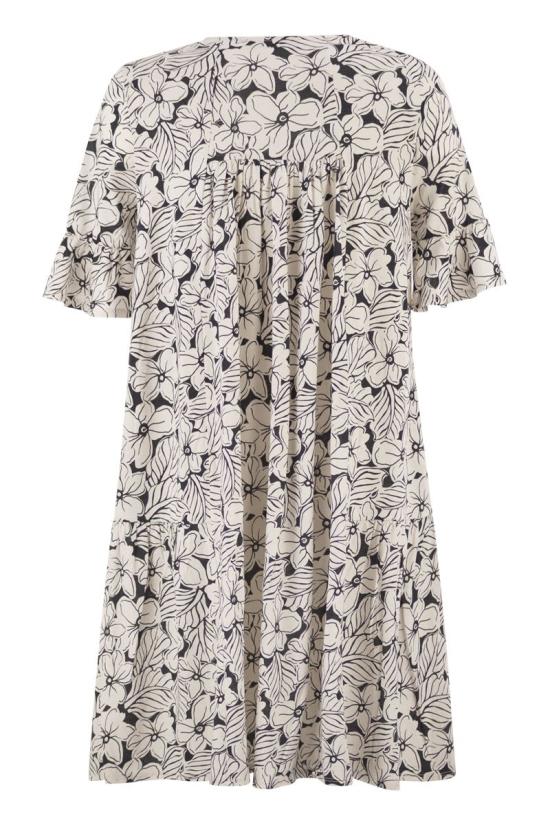 26SS 위켄드막스마라 미디 원피스 2615621072600 002 WHITE BLACK - WEEKEND MAX MARA