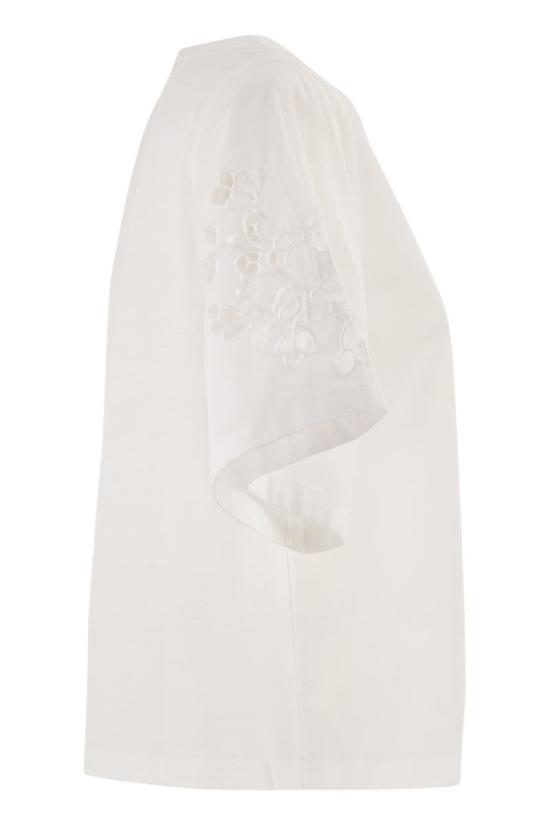 26SS 위켄드막스마라 반팔 티셔츠 2615941102600 001 WHITE - WEEKEND MAX MARA