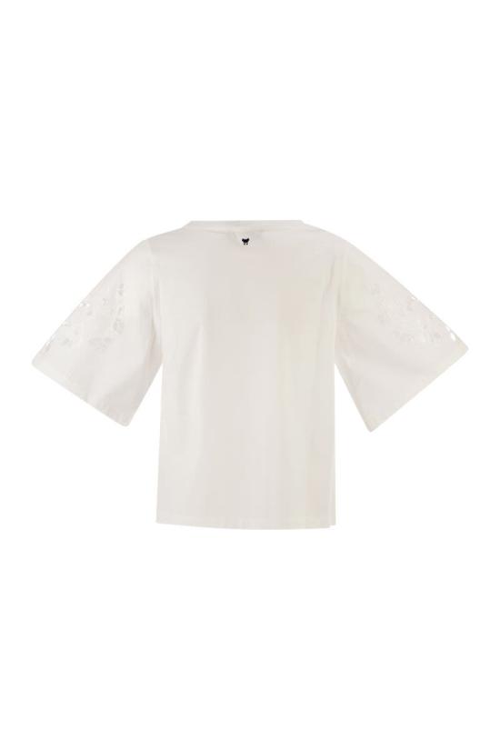 26SS 위켄드막스마라 반팔 티셔츠 2615941102600 001 WHITE - WEEKEND MAX MARA