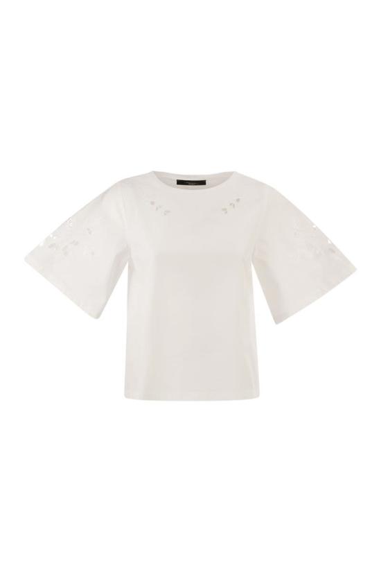 26SS 위켄드막스마라 반팔 티셔츠 2615941102600 001 WHITE