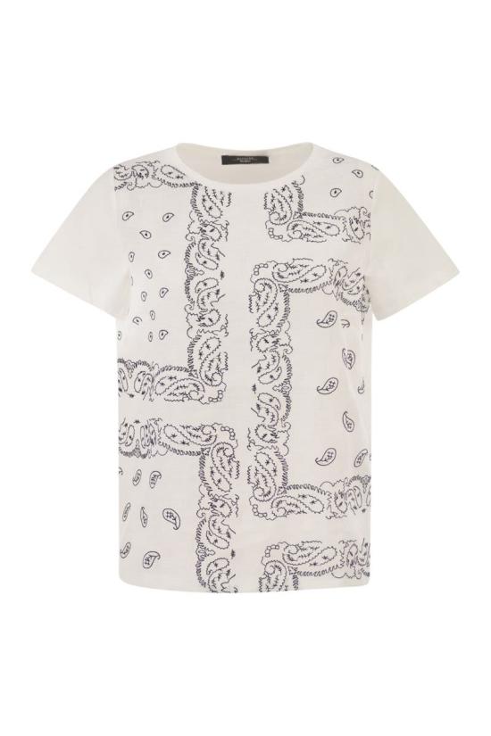 26SS 위켄드막스마라 반팔 티셔츠 2615941072600 001 WHITE