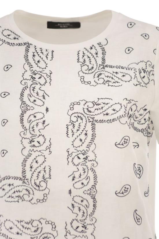 26SS 위켄드막스마라 반팔 티셔츠 2615941072600 001 WHITE - WEEKEND MAX MARA