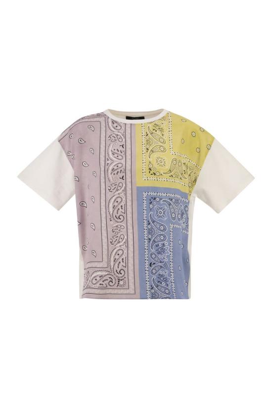 26SS 위켄드막스마라 반팔 티셔츠 2615941062600 002 MULTICOLOR