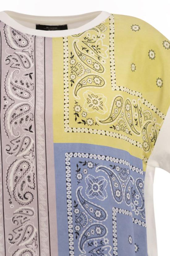 26SS 위켄드막스마라 반팔 티셔츠 2615941062600 002 MULTICOLOR - WEEKEND MAX MARA