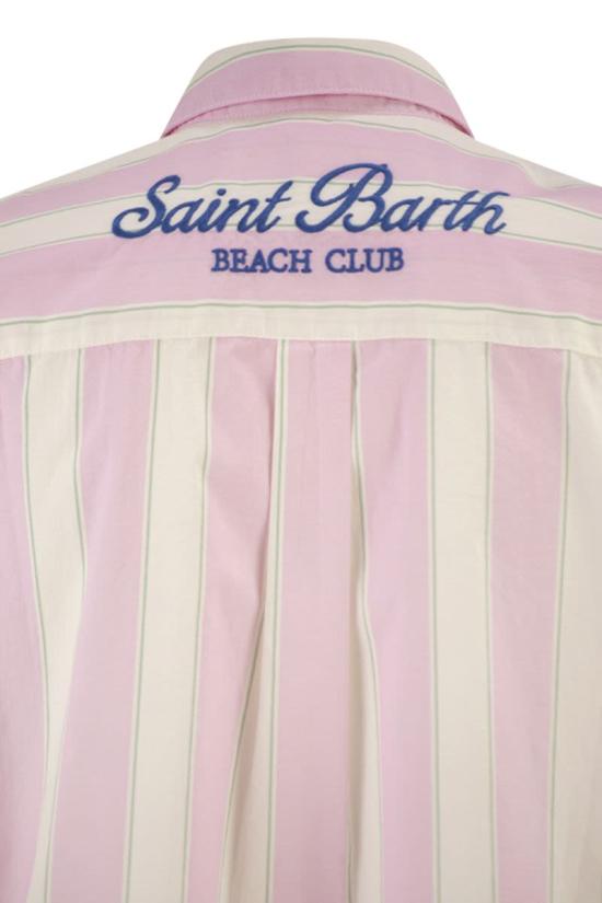 26SS 세인트바쓰 셔츠 BRIG001 00897L WHITE PINK - MC2 SAINT BARTH