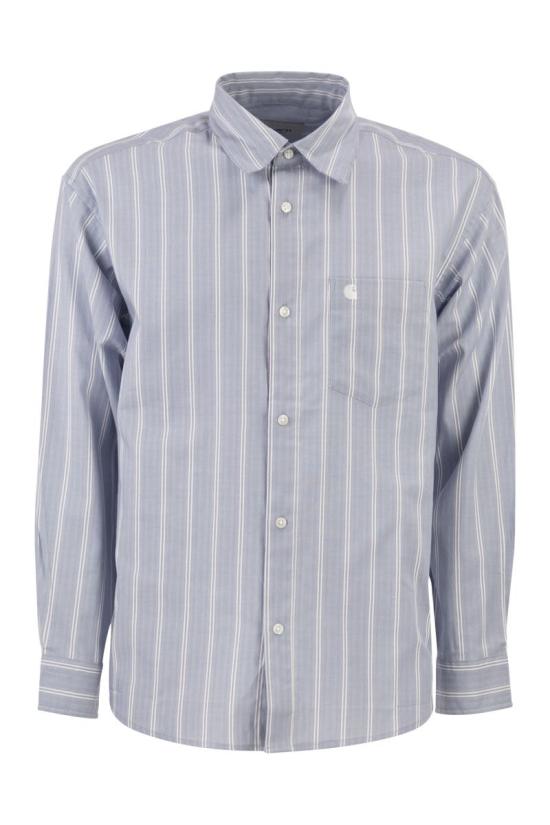 26SS 칼하트 WIP 롱슬리브 빌 셔츠 I036201 3ODXX LIGHT BLUE