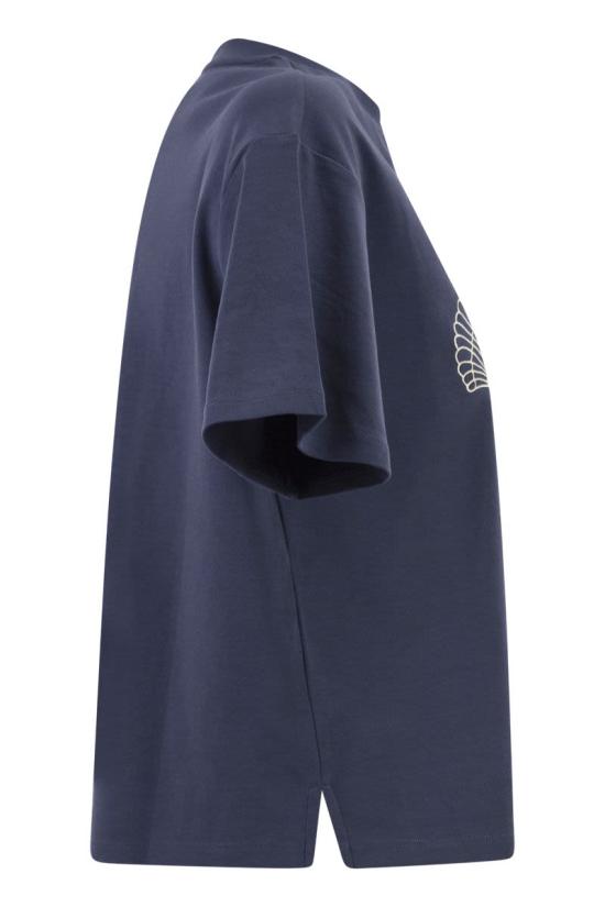 26SS 위켄드막스마라 반팔 티셔츠 2615941112600 004 BLUE - WEEKEND MAX MARA