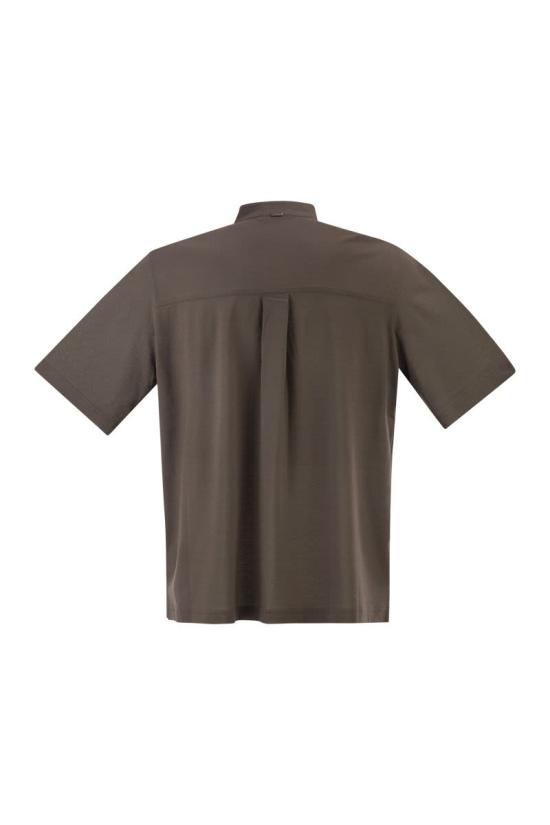 26SS 에르노 반팔 티셔츠 JPL00143U52005 8800 BROWN - HERNO