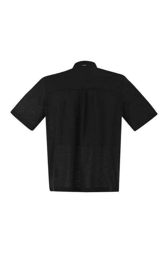 26SS 에르노 반팔 티셔츠 JPL00143U52005 9300 BLACK - HERNO