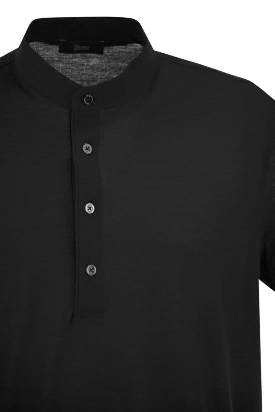 26SS 에르노 반팔 티셔츠 JPL00143U52005 9300 BLACK - HERNO