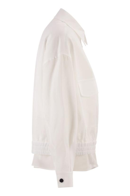 26SS 브루넬로 쿠치넬리 스웨터 MQ986EJ706 C001 WHITE - BRUNELLO CUCINELLI