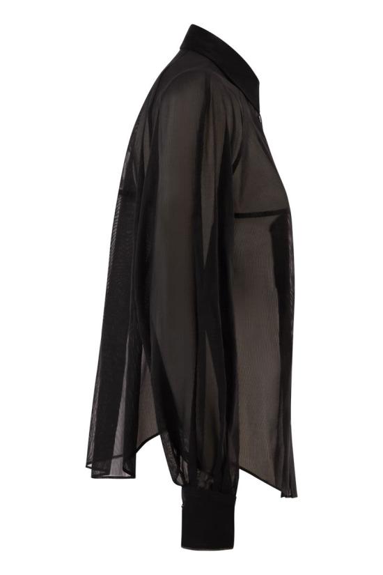 26SS 브루넬로 쿠치넬리 셔츠 MH750MO516 C099 BLACK - BRUNELLO CUCINELLI