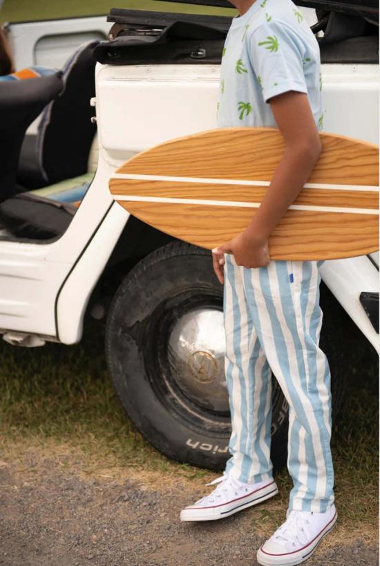  [키즈] Mon Coeur 팬츠 키즈  카바나 스트라이프 리넨 - OTHER BRANDS