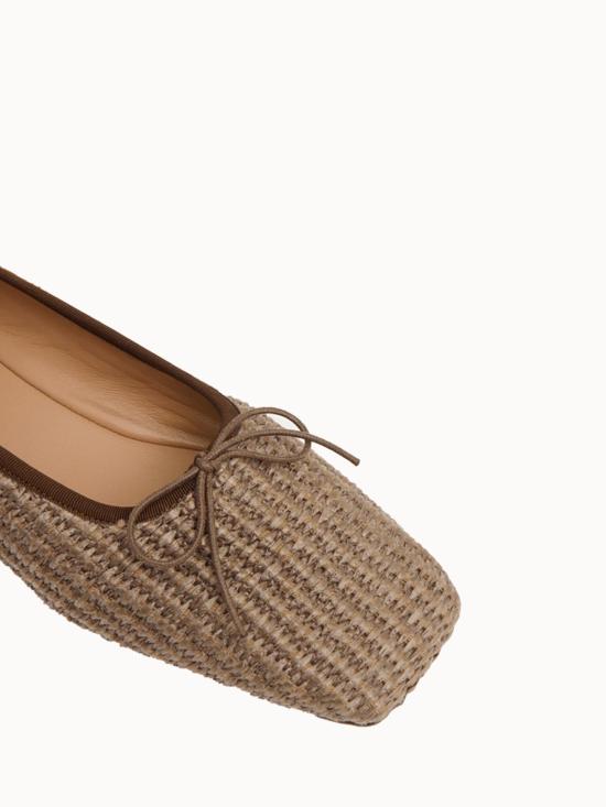  만수르 가브리엘 플랫 슈즈 스퀘어 토 발레리나 플랫 아니스 - MANSUR GAVRIEL