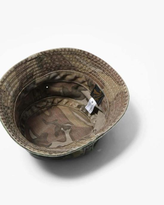  니들스 모자 리버서블 버킷햇 카모 트윌 - NEEDLES