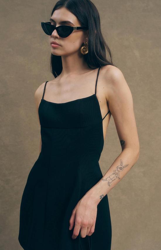  모드 클럽 숏 원피스 레아 드레스 블랙 - MAUDE CLUB