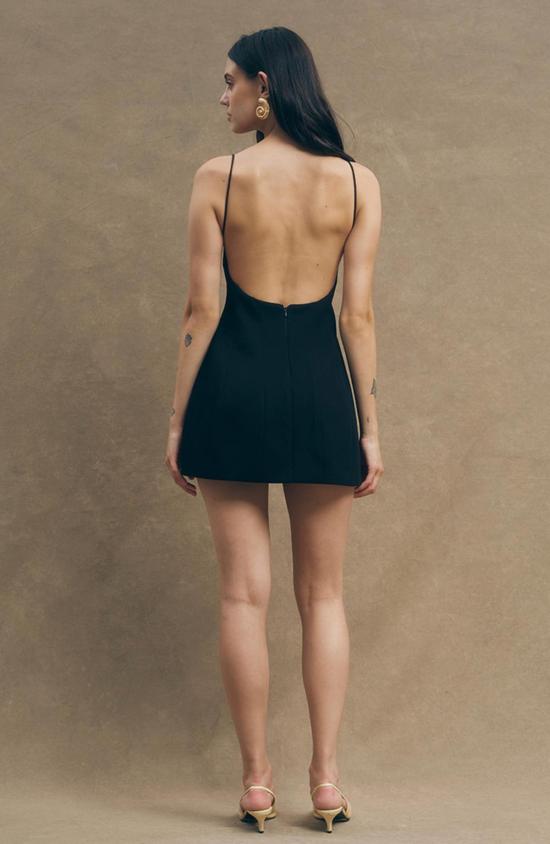  모드 클럽 숏 원피스 레아 드레스 블랙 - MAUDE CLUB