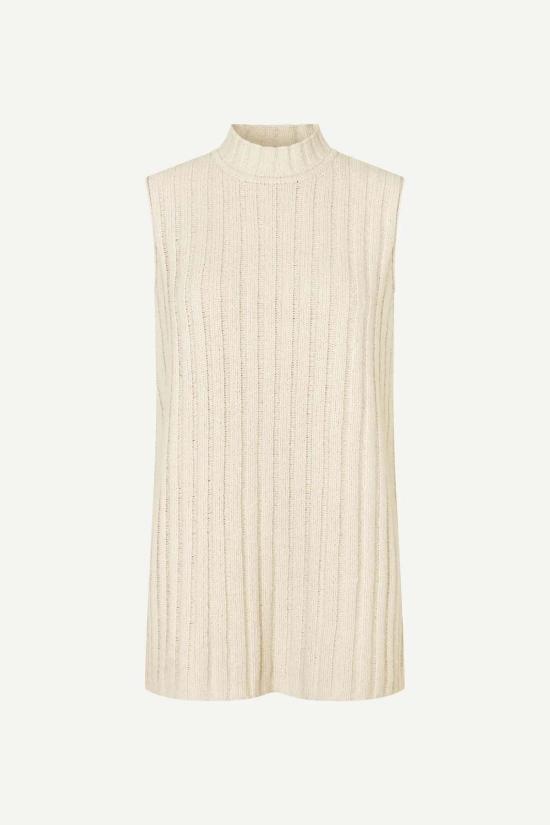  삼소앤삼소 블라우스 Samsøe Samsøe Sajasmin 탑 베이지 - SAMSOE SAMSOE