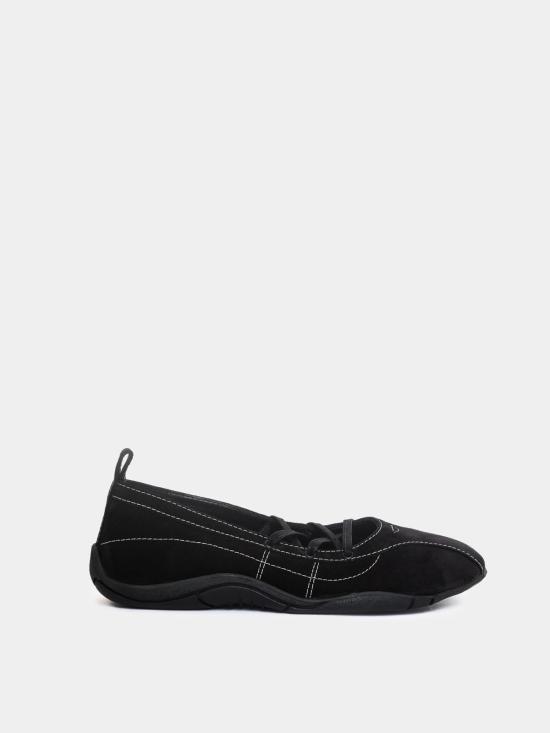  매과이어 플랫 슈즈 맥과이어 자바 발레 플랫 블랙