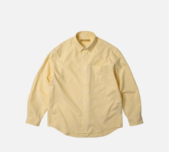  프리즘웍스 셔츠 OG 옥스포드 오버사이즈  SS26 옐로우