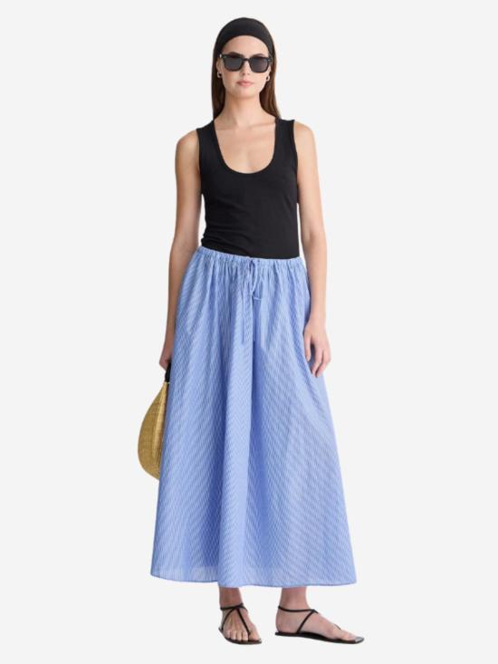  어피스 어파트 미디 스커트 Apiece Apart Hanne Tie Maxi Skirt - APIECE APART