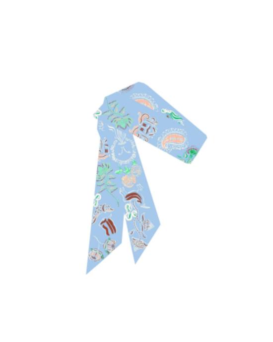  프티장 파리 머플러/스카프 쁘띠장 파리 리본 스카프 카브로 도르 베이비 블루