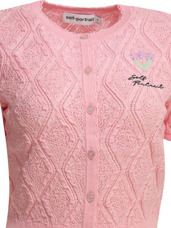 26SS 셀프 포트레이트 스웨터 SS26 057T PPINK Pink - SELF PORTRAIT