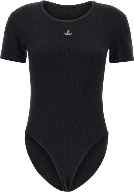 26SS 비비안웨스트우드 바디수트 티셔츠 1G010012J009CN401 BLACK