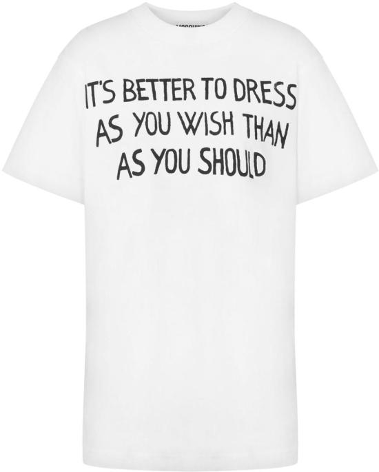 25SS 모스키노 탑 A071105411001 WHITE